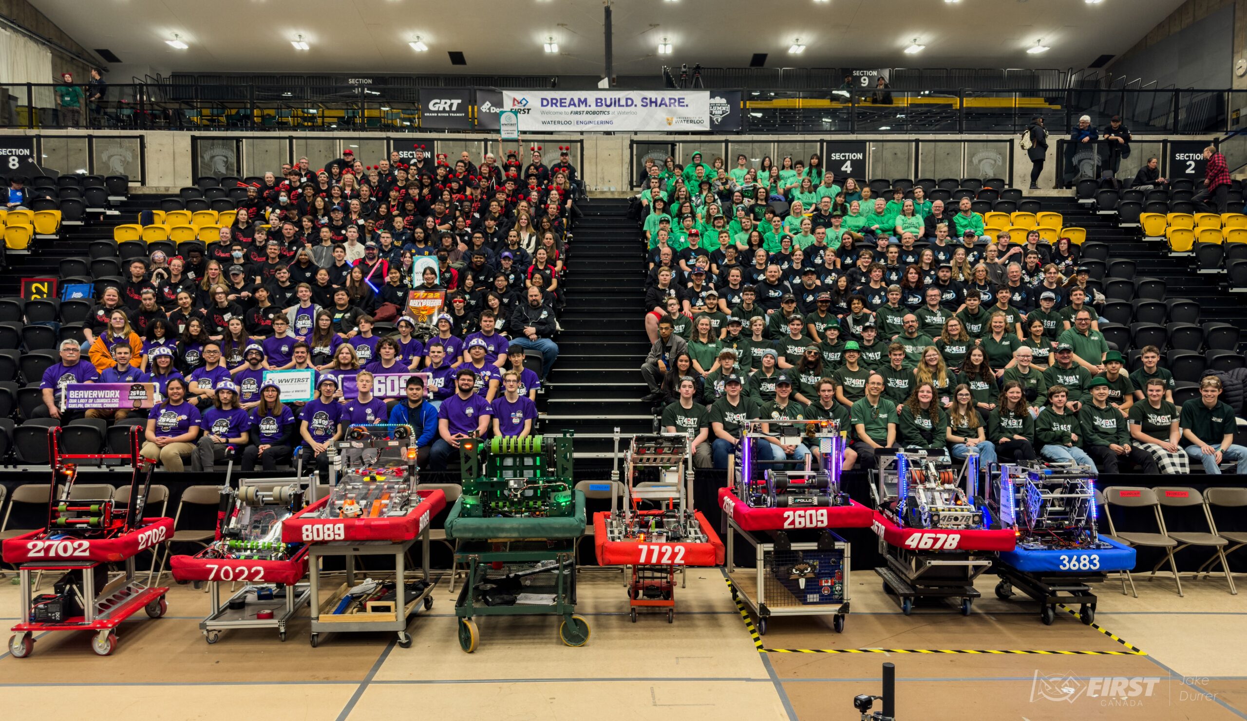 Waterloo Wellington FIRST Robotics members